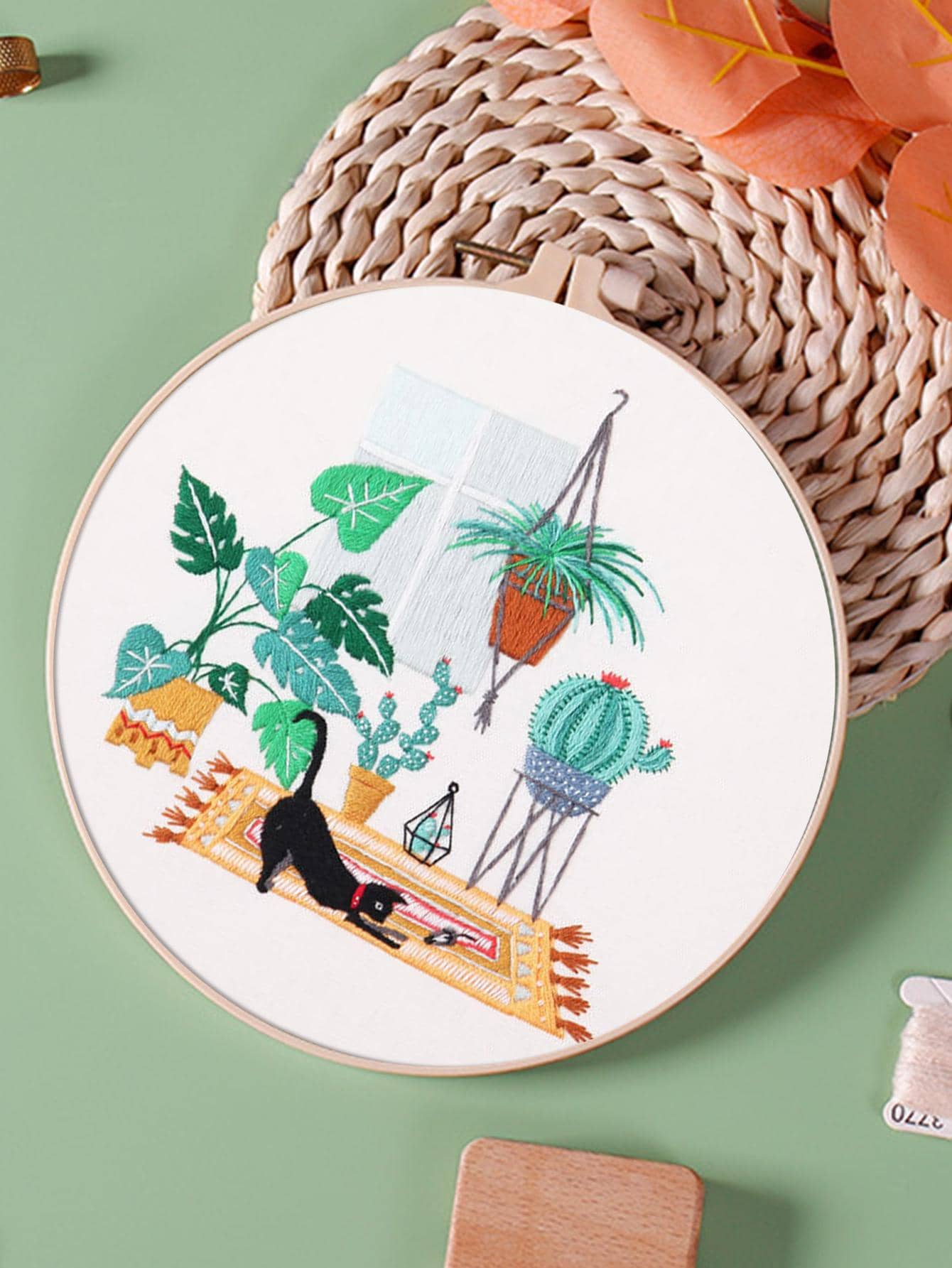 Kit de broderie DIY - Chat