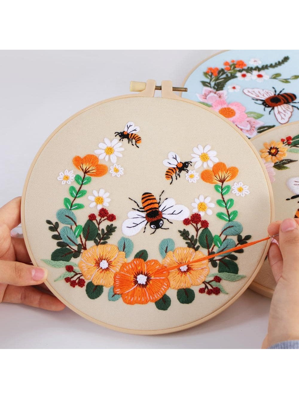Kit de broderie DIY - Abeilles