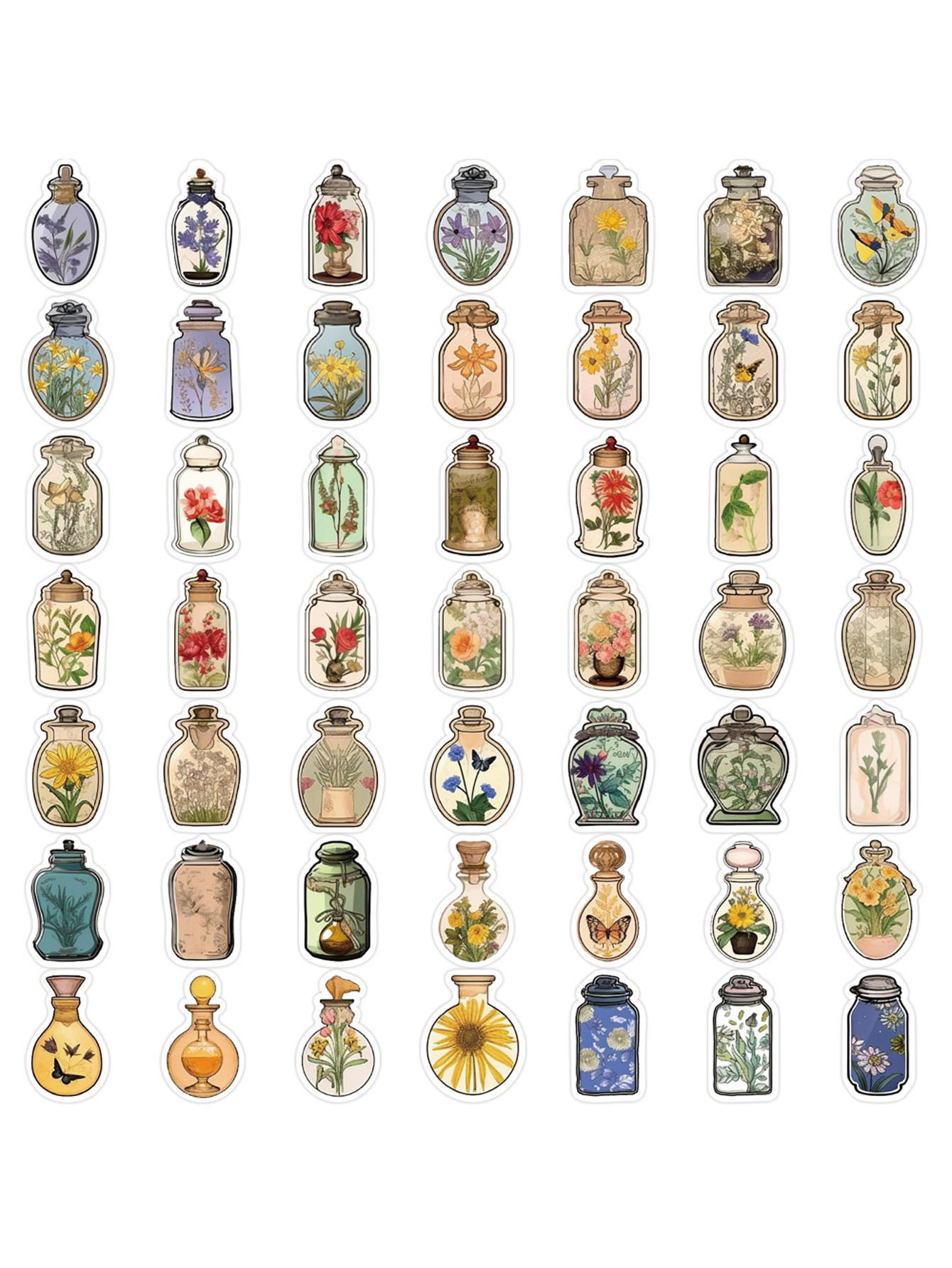 Autocollants - Vases fleuris