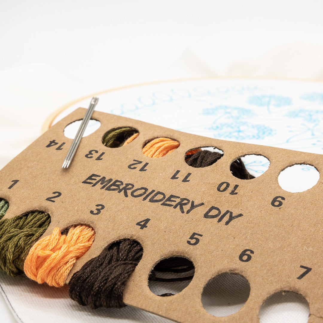 Kit de broderie DIY - Délicates marguerites