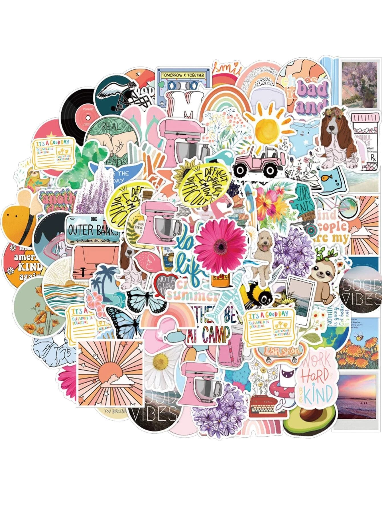 Happiness Stickers ☀️ Pack of 25