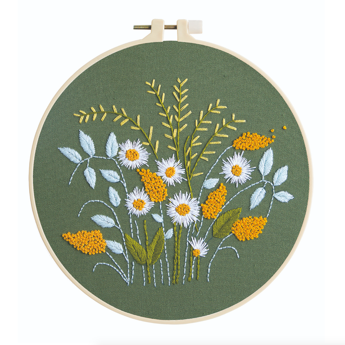 Kit de broderie DIY - Champs fleuri
