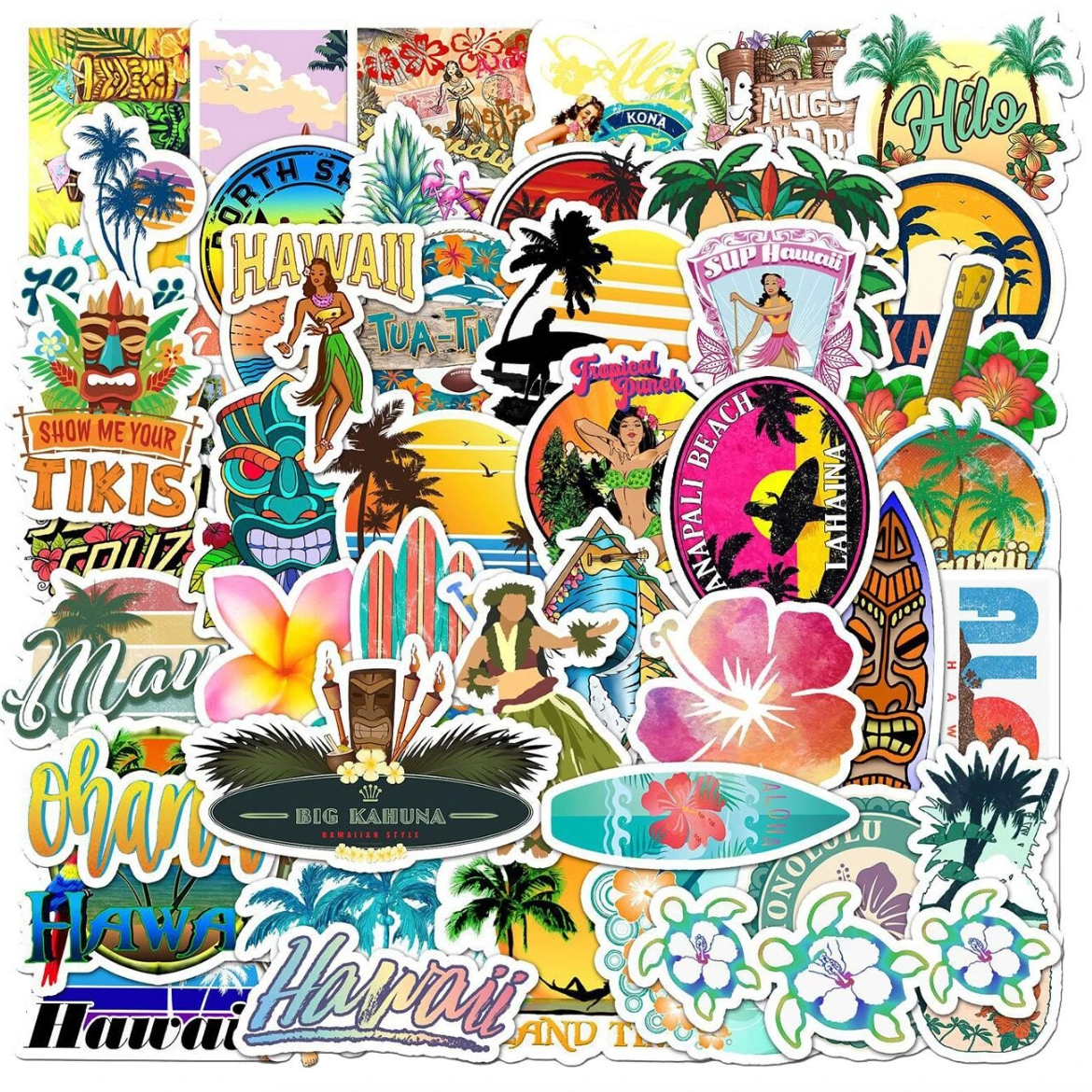 Autocollants - Tropical