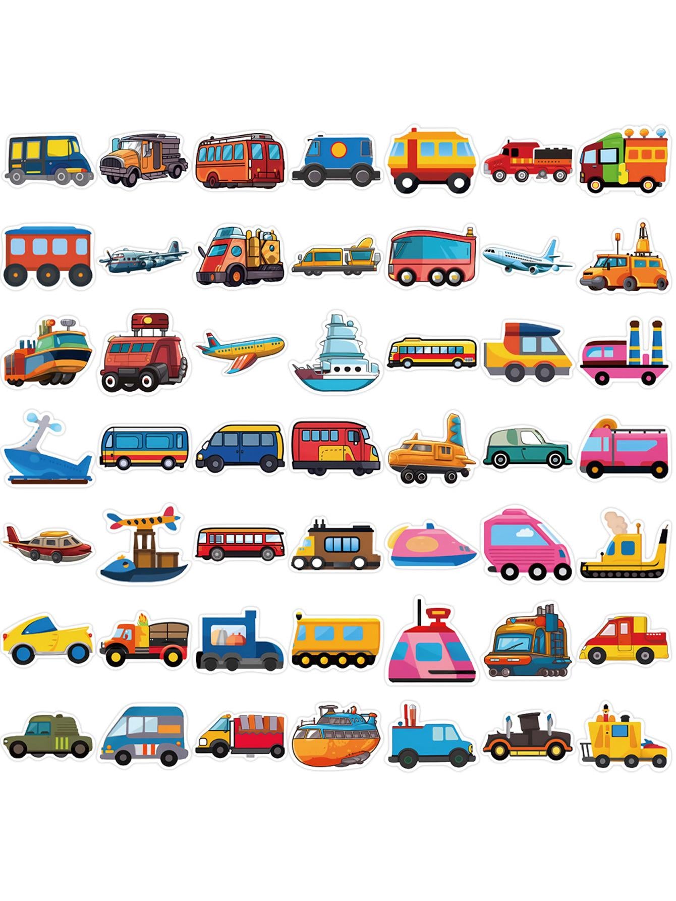 Autocollants - Camions et transports